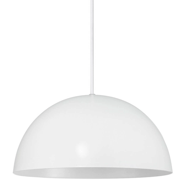 Kopułowa lampa wisząca nad stół Ellen 48563001 do jadalni biały