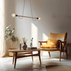 Podwójna lampa wisząca loft Helix 4948 TK Lighting drewniana czarna