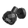 Regulowana LAMPA ścienna REUS LP-8069/1WS BK Light Prestige metalowa OPRAWA geometryczny kinkiet czarny