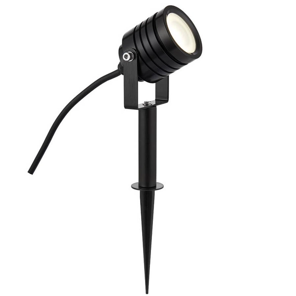 Gruntowa lampa z regulacją Luminatra 78636 LED 4W 4000K IP65 czarny