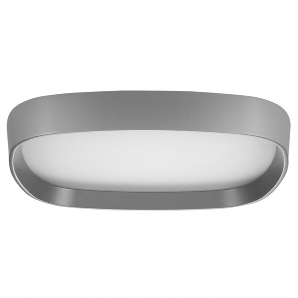 Szara lampa natynkowa Pienza AZ2720 Azzardo LED 24W 4000K plafon nad łóżko