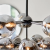 Molekułowa lampa wisząca Oscar 101148 balls czarny przydymiony