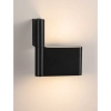 Designerska lampa ścienna RIVENZA LE45541 LED 5W 3000K czarna