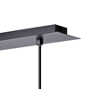 Wisząca lampa sypialniana Albio K-4138 Kaja ze szklany kulami ruchoma czarna