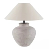 Lampka nocna ceramiczna BELUNCA LE45281 na komodę beżowa