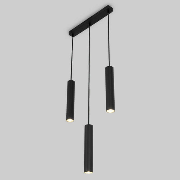 Lampa wisząca na belce Spoti ABR-ZLW3T-C Abruzzo sople czarna