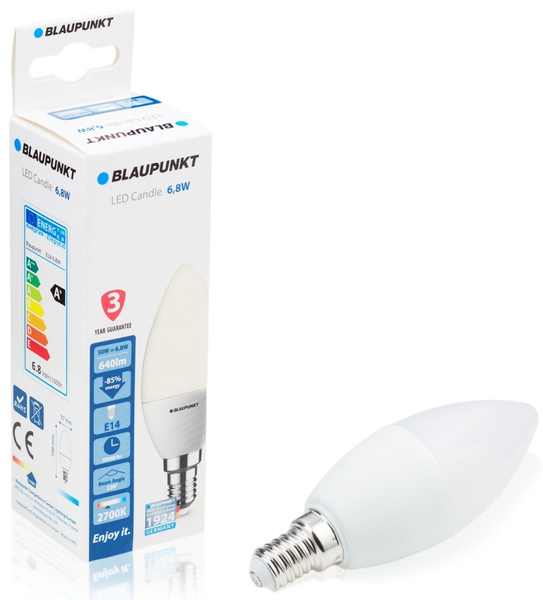 Zestaw żarówek Blaupunkt E14-7W-WW-10 LED 6,8 10 szt metal białe