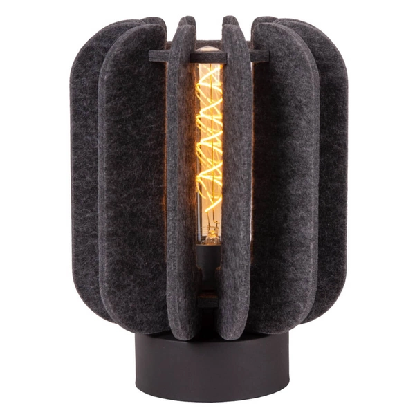 Lampka nocna z filcu Rafal 45592/01/36 czarna szara