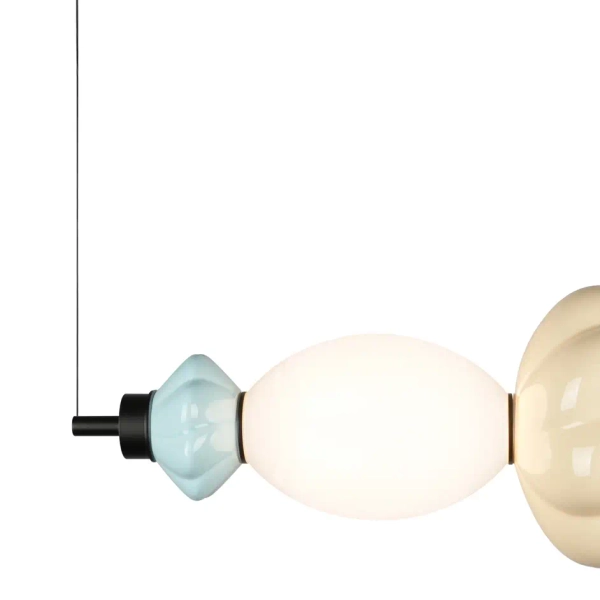 Pozioma lampa wisząca nad stół Tordi PND-94721-2A-MLTI wielokolorowa