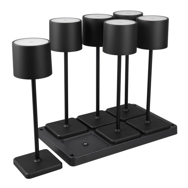 Lampki nocne Fernandez R54096632 LED 6W 2700-600K stacja ładowania czarny