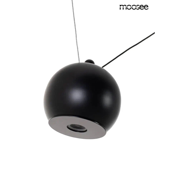 Czarna oprawa wisząca OCTO MSE1501100492 5xLED 17W 3000K pająk