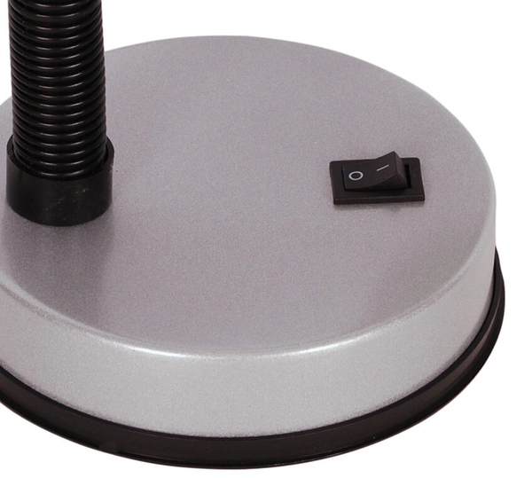 Metalowa lampka biurkowa Cariba K-MT-203 SREBRNY srebrna