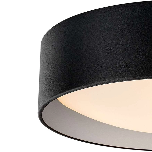 LAMPA wisząca VERO 10452302 Kaspa metalowa OPRAWA okrągły zwis czarny