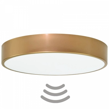 Złoty plafon salonowy 137623621078 z czujnikiem ruchu