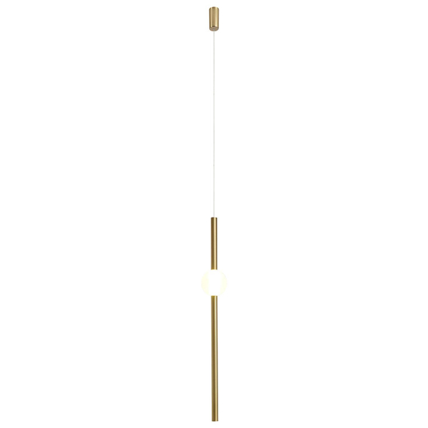 Wisząca lampa z kulą O-line ST-1689S Step LED 10W 3000K sopel mosiądz