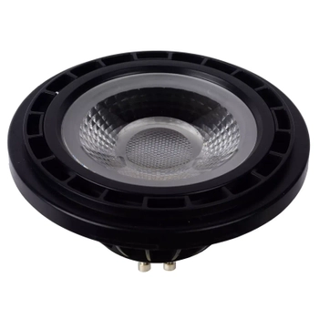 Okrągła żarówka LED 49041/12/30 Lucide GU10 12W 2200-3000K 820lm czarna