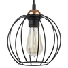 Okrągła lampa wisząca Galaxy 1644 TK Lighting industrialna czarna miedziana