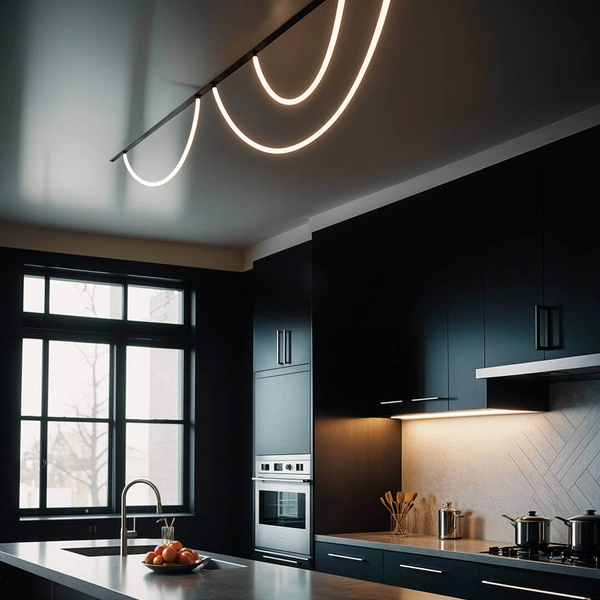 Zwisający wężyk do szynoprzewodów 1115 Domeno LED 8W 4000K lina biały