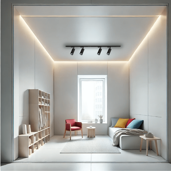 Lampa sufitowa do systemu szynowego 1-faz MICA ML1150 metalowa czarna