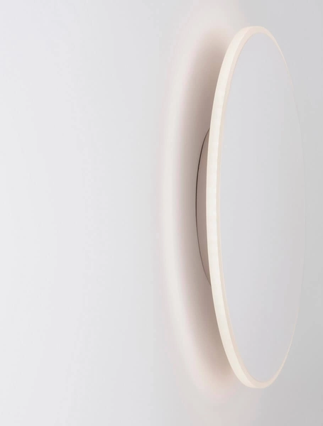 Ścienna lampa minimalistyczna Chica koło LED 20,5W 3000K białe