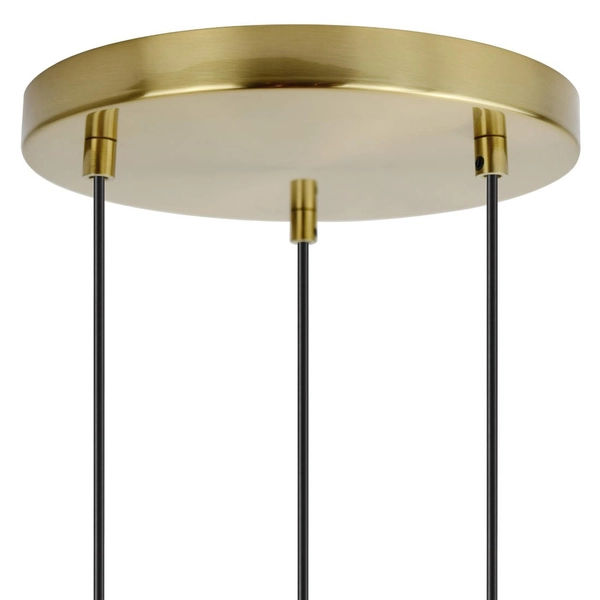 Kaskada LAMPA wisząca NAPOLI 317988 Polux nowoczesny ZWIS tuby do jadalni złote