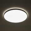 Nasufitowa lampa Agnes 10975 Nowodvorski LED 64W 3000K IP44 do łazienki czarna biała