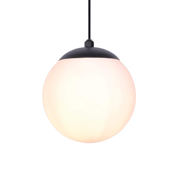 Pojedyncza lampa wisząca Savoy K-4920 biała czarna