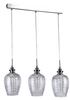 LAMPA wisząca BLUES MOD044-PL-03-N Maytoni szklana OPRAWA na listwie ZWIS podłużny glamour przezroczysty