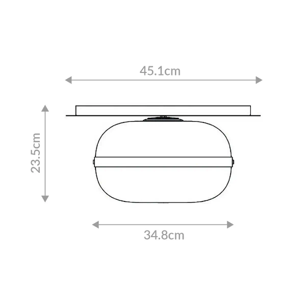 Sufitowa lampa do jadalni Nottingham QN-NOTTINGHAM-F-M-AB vintage mosiądz