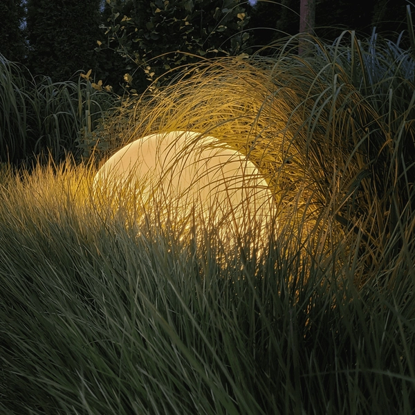 Kulista lampa stojąca Globo EKO0459 Eko-light IP44 do ogrodu biała