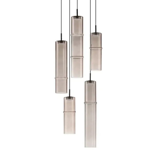 Szklane zwisy sufitowe SARTANO LE45164 LED 15W 3000K mokka