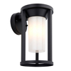 Elewacyjna lampa tuba Braden 96916 IP44 czarny biały