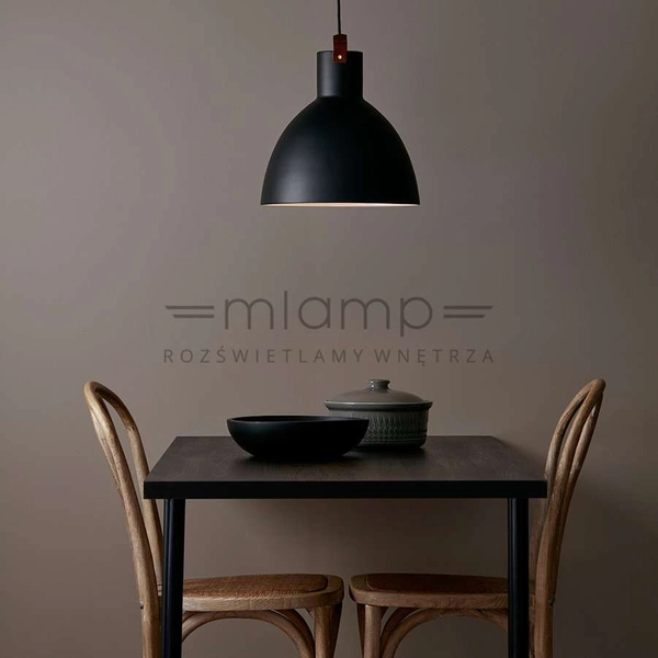 LAMPA wisząca EAGLE 106552 Markslojd metalowa OPRAWA zwis kopuła czarna