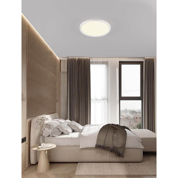 Okrągły plafon sufitowy ANTONIO LE44882 LED 35W 3000K ściemnialny biały