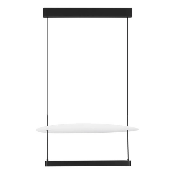 Zwisająca lampa na listwie TIRAQUE LE44633 LED 40W 2700K czarna biała