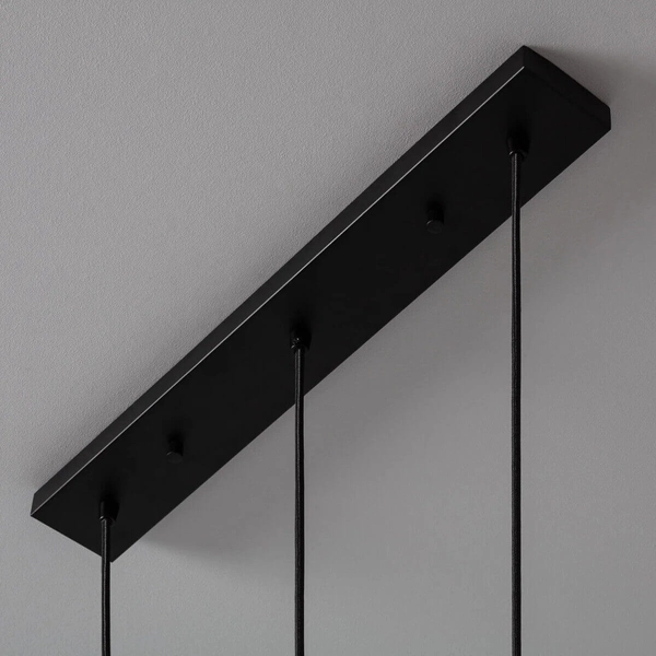 Kopułowa lampa wisząca Retro ABR-RRR-3XE27 Abruzzo potrójna czarny