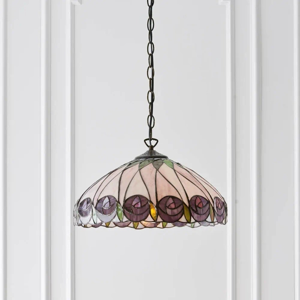 Wisząca lampa nad wyspę Hutchinson 64176 na łańcuchu kolorowa