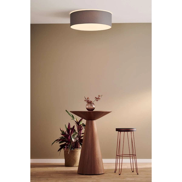 LAMPA sufitowa SPACE XL 30654901 Kaspa abażurowa OPRAWA plafon okrągły biały