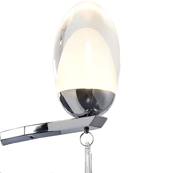 Kinkiet LAMPA ścienna OVO ML304 Milagro OPRAWA kropla łezka drop LED 5W 4000K chrom przezroczysta