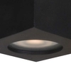 LAMPA sufitowa FABRYCIO IT8003S1-BK Italux metalowy downlight prostokątny łazienkowy IP44 czarny