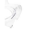 Designerskie krzesło salonowe Hover KH010100212 z tworzywa przezroczyste