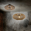 Sufitowa lampa naturalna HEDDA 612300236 Trio japandi eco brązowy