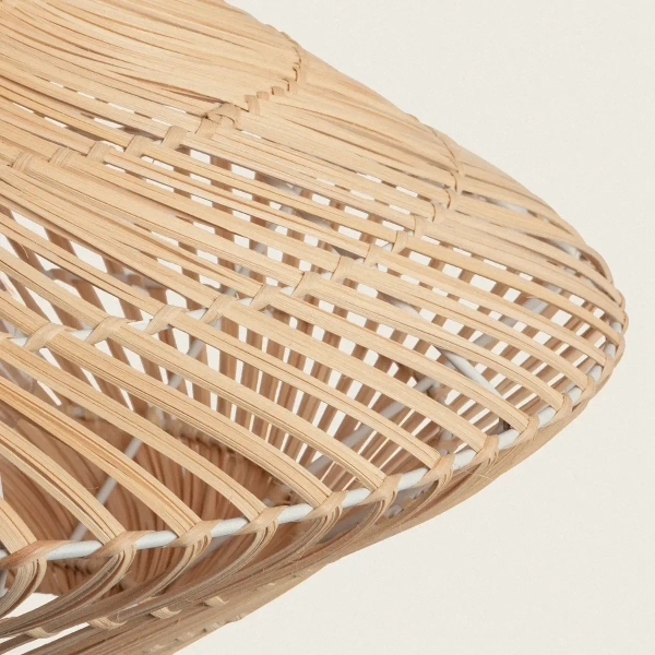 Jadalniana lampa wisząca Boho ABR-LW11-BH-E27 Abruzzo japandi beżowa