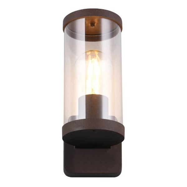 Elewacyjna lampa tuba Bonito R21596124 IP44 brązowy