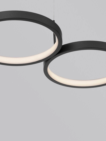 Designerska lampa wisząca GARCIA LE42829 Luces Exclusivas LED 41W 3000K czarna