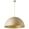 Metalowa kopuła wisząca SFERA złota lampa do salonu nad stół