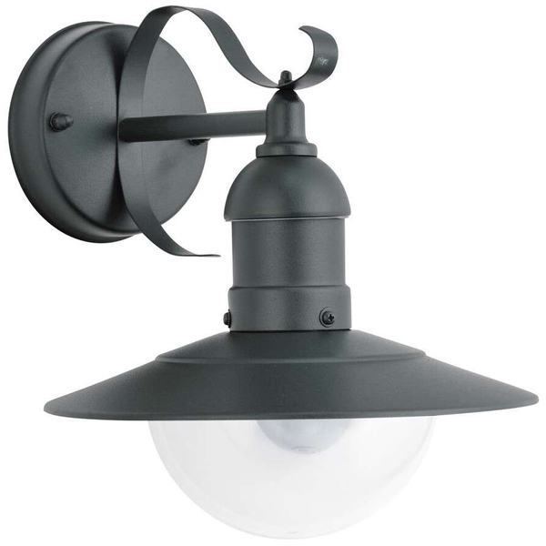 Elewacyjna LAMPA zewnętrzna OSLO 8682 Rabalux metalowa OPRAWA kopuła ścienna industrialna IP44 zielona przezroczysta