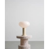Kulista stołowa lampa do salonu Flo Table Cream M 7000B9_M beżowa
