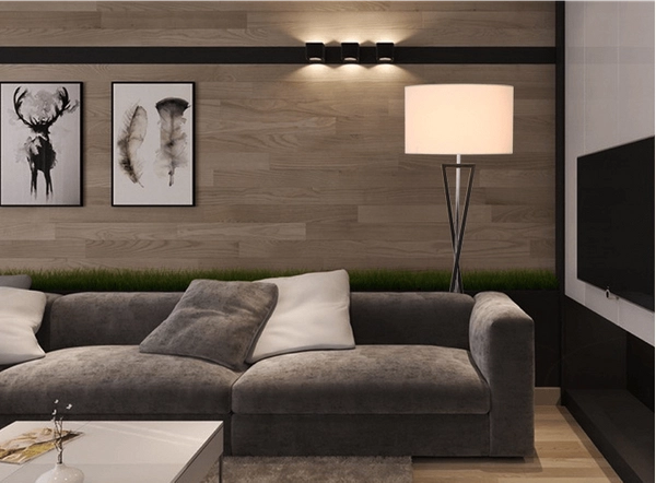 LAMPA podłogowa SANDGLASS FSG-W-E27 Abigali abażurowa OPRAWA stojąca biała