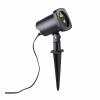 Ogrodowy reflektor LASER czarny LED 6W IP44 wbijany do ogrodu energooszczędny 19940-18